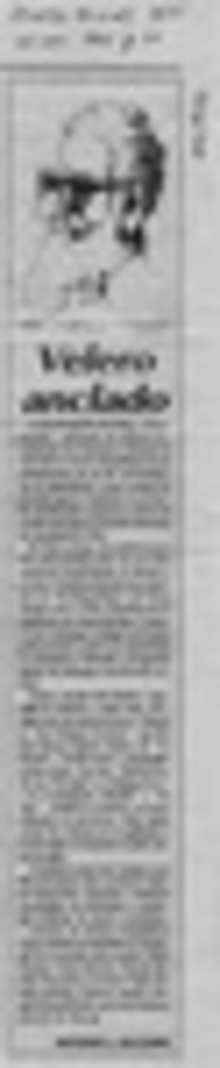 Velero anclado  [artículo] Antonio J. Salgado.