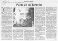 Poeta en su torreón  [artículo] R. C.