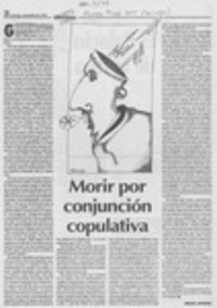 Morir por conjunción copulativa