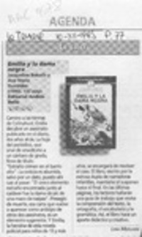 Emilia y la dama negra  [artículo] Lina Meruane.