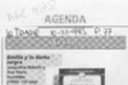 Emilia y la dama negra  [artículo] Lina Meruane.