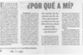 Por qué a mí