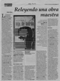 Releyendo una obra maestra  [artículo] Camilo Marks.