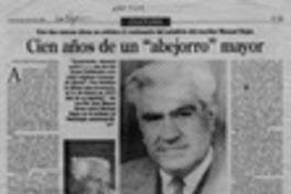 Cien años de un "abejorro" mayor  [artículo] Ximena Poo [y] Alejandra Rivera.