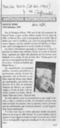 Antología autobiográfica  [artículo] F. P.