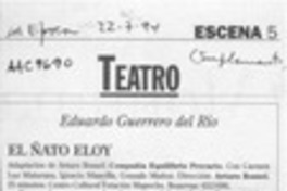 El Ñato Eloy  [artículo] Eduardo Guerrero.