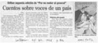 Cuentos sobre voces de un país  [artículo] E. N.