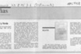 Crónicas azul y verde  [artículo] Hernán Poblete Varas.