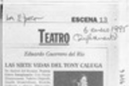 Las siete vidas del Tony Caluga  [artículo] Eduardo Guerrero del Río.