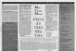 Poeta de toda una vida