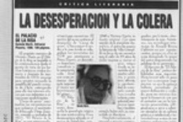 La desesperación y la cólera  [artículo] José Promis.