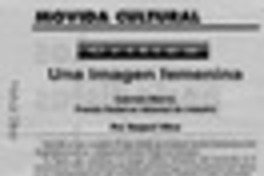 Una imagen femenina  [artículo] Raquel Olea.