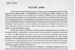 Víctor Jara  [artículo].