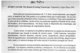The Boston Evening Transcript  [artículo] Jaime Blume S.