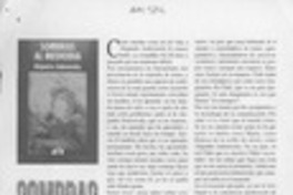 Sombras al mediodía  [artículo] Marco Antonio de la Parra.