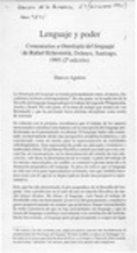 Lenguaje y poder