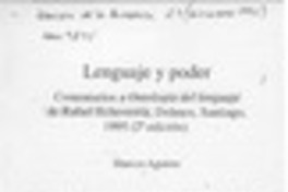 Lenguaje y poder