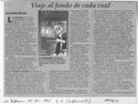 Viaje al fondo de cada cual