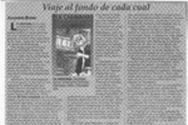 Viaje al fondo de cada cual