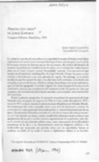 Persona non grata, de Jorge Edwards  [artículo] Juan Zapata Gacitúa.