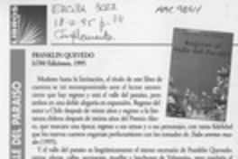 Regreso al valle del paraíso