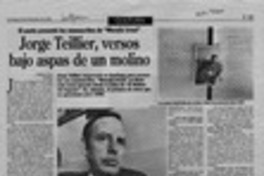 Jorge Teillier, versos bajo aspas de un molino  [artículo] Ximena Poo.