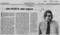Un poeta del agua  [artículo] Víctor Rojas Farías.