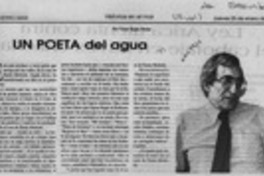 Un poeta del agua  [artículo] Víctor Rojas Farías.
