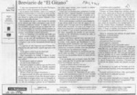 Breviario de "El Gitano"  [artículo] Sara Vial.