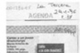 Cartas a un joven dramaturgo  [artículo] Lina Meruane.