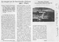 La mujer en la hacienda chilena  [artículo] G. A. C.