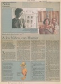 A los niños, con humor