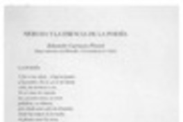 Neruda y la esencia de la poesía