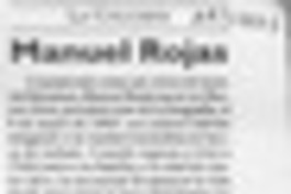 Manuel Rojas  [artículo] Milton Aguilar.