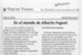 En el mundo de Alberto Fuguet  [artículo] Yolanda Montecinos P.