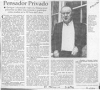 Pensador privado (entrevista)