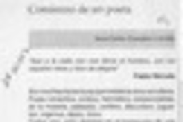 Comienzo de un poeta