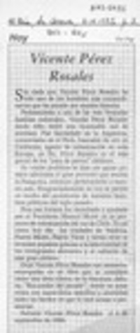 Vicente Pérez Rosales  [artículo] Fap.