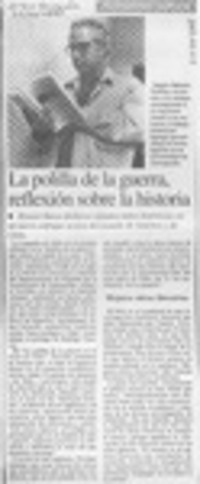 La Polilla de la guerra, reflexión sobre la historia  [artículo].