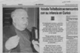 Volodia Teitelboim se reencontró con su infancia en Curicó  [artículo].