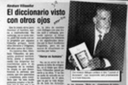 El Diccionario visto con otros ojos  [artículo].