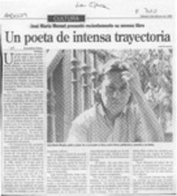 Un poeta de intensa trayectoria  [artículo] Elizabeth Neira.