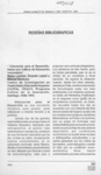 Reseñas bibliográficas  [artículo] Mirta Jara Abarzúa.