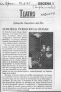 Subcielo, fuego en la ciudad  [artículo] Eduardo Guerrero del Río.