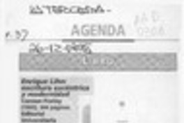 Enrique Lihn, escritura excéntrica y modernidad  [artículo] Lina Meruane.