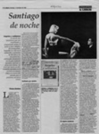 Santiago de noche  [artículo] Patricia Espinosa.