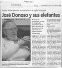 José Donoso y sus elefantes  [artículo].