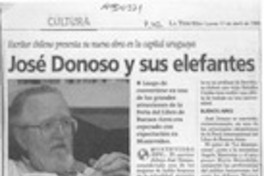 José Donoso y sus elefantes  [artículo].