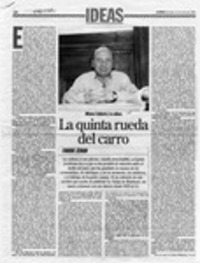 La quinta rueda del carro  [artículo] Faride Zerán.