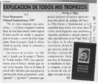 Explicación de todos mis tropiezos  [artículo] F. P.
